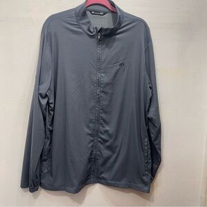 EUC XL men’s Travis Mathew Heather gray Surfaide Windbreaker Jacket